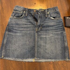 Madewell Denim Mini Skirt